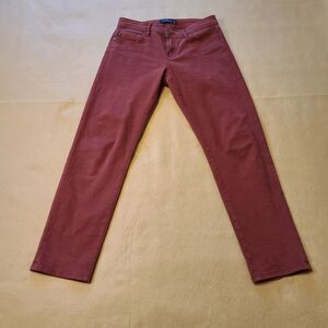 Liverpool Jeans Mens 30x30 Red Kingston Modern Straight Stretch Denim